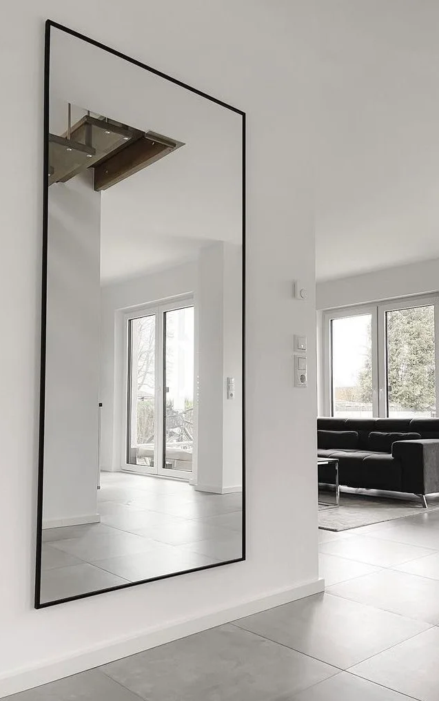 REKTANGULÆRT SPEIL UTEN BELYSNING MED DEKORATIV RAMME